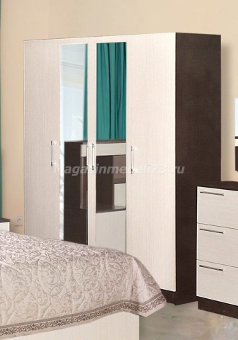 Венеция Шкаф 4-х Створчатый ЛДСП (Ш-1600 х Г-500 х В-1900 мм)/Разные Цвета Венеция Шкаф 4-х Створчатый ЛДСП (Ш-1600 х Г-500 х В-1900 мм)/Разные Цвета