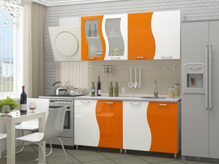 Кухонный Гарнитур Волна Глянец 1600/2000/2500/2600 мм