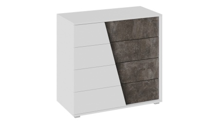 Комод Клэр  Дуб  Белый Ясень/Бетон (Ш-900 х В-832 х Г-449 мм)