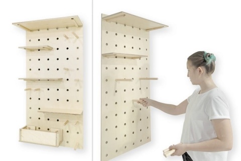 Панель настенная "Необычная мебель 1" перфорированная (1200х600) Панель настенная "Необычная мебель 1" перфорированная (1200х600)