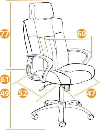 Кресло OXFORD хром