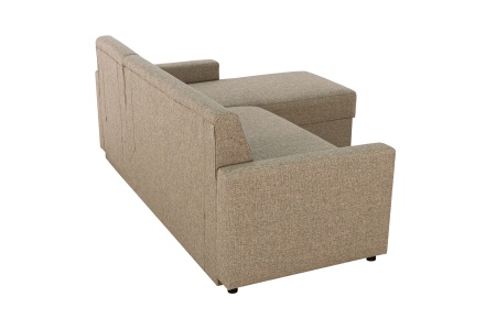 Диван угловой дельфин Виктория 2-1 темно-бежевый