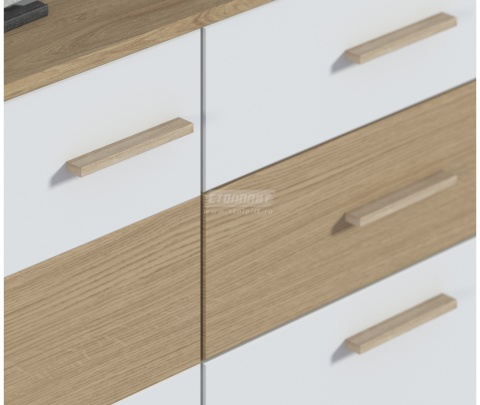 FINN Набор (СБ-2909/1+СБ-2910/1+СБ2912/1) Дуб Светлый/Белый/Ш-2548 X В-1956 X Г-440 мм FINN Набор (СБ-2909/1+СБ-2910/1+СБ2912/1) Дуб Светлый/Белый/Ш-2548 X В-1956 X Г-440 мм