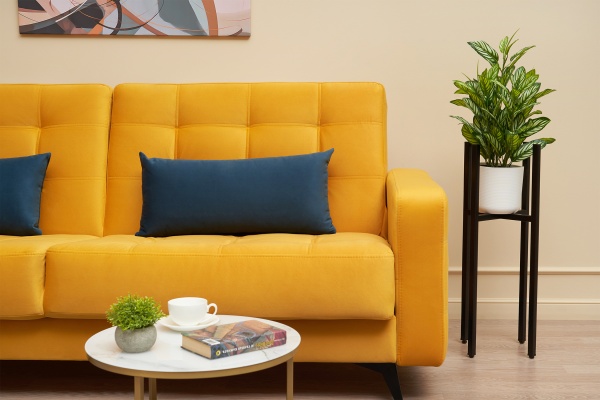 Диван книжка Рон City SE желтый