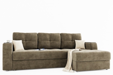 Диван Угловой Сингапур Ш-2670 х Г-1700 х В-1000 мм/Спальное место Ш-1700 х Г-2100 мм