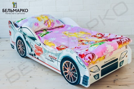 Детская кровать-тачка БЕЗМЯТЕЖНОСТЬ