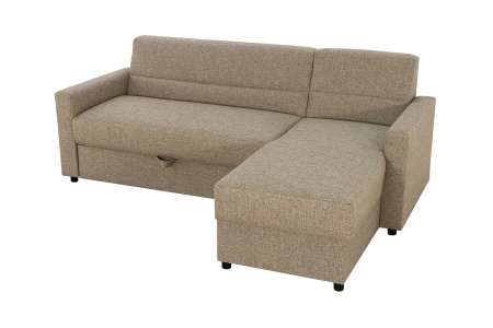Диван угловой дельфин Виктория 2-1 темно-бежевый