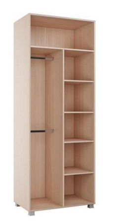 Шкаф 2-х Створчатый Лайк (Ш-800 х В-2108 х Г-509 мм)