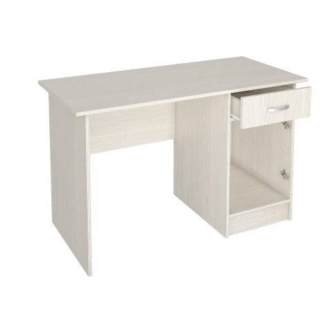 Письменный Стол Рига с Тумбой и Ящиком/Разные Цвета  Письменный Стол Рига с Тумбой и Ящиком/Разные Цвета