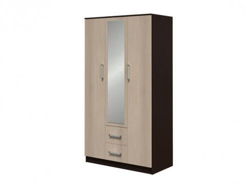 Шкаф 3-х Створчатый Фиджи (Ш-1200 х В-2016 х Г-520 мм)/Разные Цвета Шкаф 3-х Створчатый Фиджи (Ш-1200 х В-2016 х Г-520 мм)/Разные Цвета