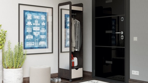 Вешалка-Прихожая Комбинированная «Лайт» Разные Цвета/В-1730×Г-460×Ш-359 мм Вешалка-Прихожая Комбинированная «Лайт» Разные Цвета/В-1730×Г-460×Ш-359 мм