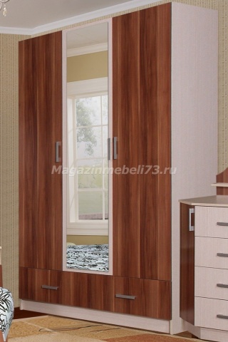 София Шкаф 3-х Створчатый ЛДСП (Ш-1350 х В-2100 х Г-500 мм)/Разные Цвета София Шкаф 3-х Створчатый ЛДСП (Ш-1350 х В-2100 х Г-500 мм)/Разные Цвета