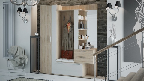 Прихожая «Эрика №1» Разные Цвета/Ш-1640×Г-357×В-1998 мм Прихожая «Эрика №1» Разные Цвета/Ш-1640×Г-357×В-1998 мм