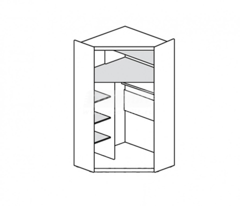 Сити СБ-218 Шкаф угловой Сити СБ-218 Шкаф угловой