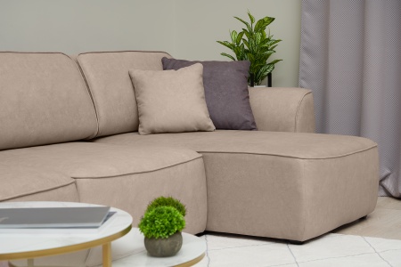 Диван угловой еврокнижка Имир MODOOL MAX бежевый