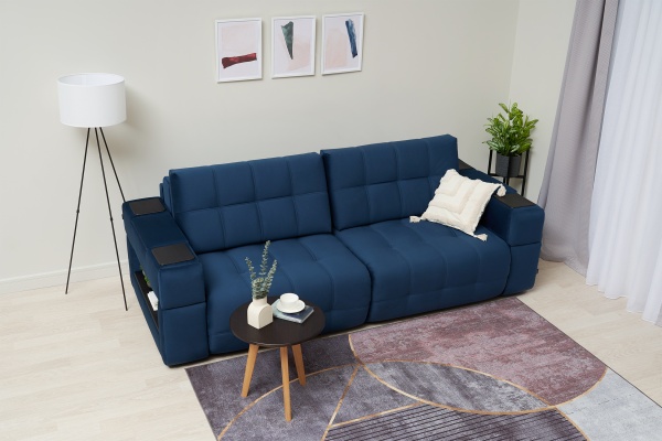 Диван пантограф Рон синий