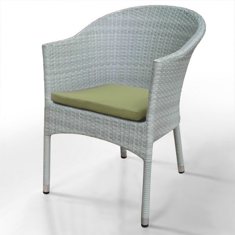Плетеное кресло WS2907W White Плетеное кресло WS2907W White