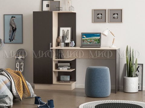 Письменный Стол  №1 Разные Цвета/Ш-1450 x В-1350 x Г-500 мм Письменный Стол  №1 Разные Цвета/Ш-1450 x В-1350 x Г-500 мм