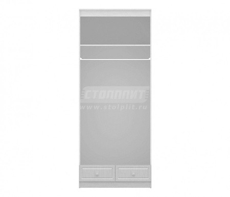 Амалия СБ-990 Шкаф 2-х дверный с зеркалом Правый