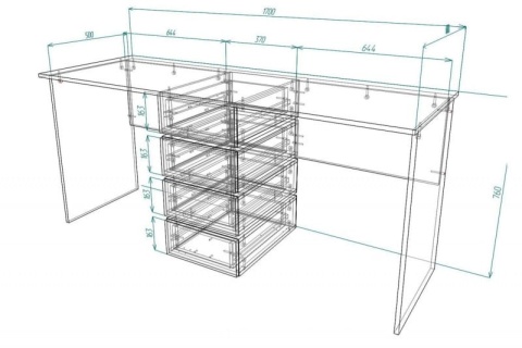 Письменный стол Мебелеф-19 Письменный стол Мебелеф-19