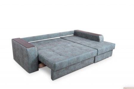 Диван Угловой Сингапур с Оттоманкой Ш-2670 х Г-1700 х В-1000 мм/Спальное место Ш-1700 х Г-2100 мм