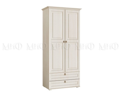 Шкаф Бельевой  Элит-1 МДФ Сандал Светлый (Ш-975 мм x Г-577 мм х В-2185 мм)