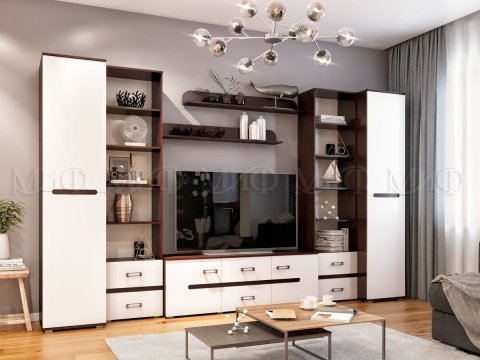 Гостиная Каролина МДФ (Ш-3668 мм x В-2236 мм x Г-524 мм)/Разные Цвета Гостиная Каролина МДФ (Ш-3668 мм x В-2236 мм x Г-524 мм)/Разные Цвета