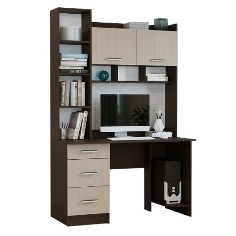 Компьютерный Стол Стайл №5 (Ш-1250 x Г-600 x В-1968 мм)/Разные Цвета Компьютерный Стол Стайл №5 (Ш-1250 x Г-600 x В-1968 мм)/Разные Цвета