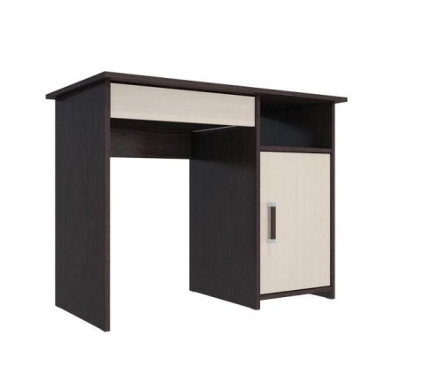 Стол Письменный ЛИК-5-СП-2 Венге/Дуб Молочный (Ш-960 × В-740 × Г-510 мм) Стол Письменный ЛИК-5-СП-2 Венге/Дуб Молочный (Ш-960 × В-740 × Г-510 мм)