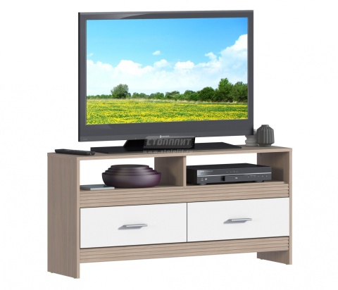 Тумба ТВ Дакота СБ-2885 Сосна Авола Шампань+Белый Глянец/Ш-1230 X В-600 X Г-330 мм Тумба ТВ Дакота СБ-2885 Сосна Авола Шампань+Белый Глянец/Ш-1230 X В-600 X Г-330 мм