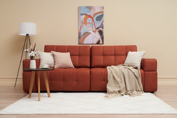 Диван пантограф Рон оранжевый