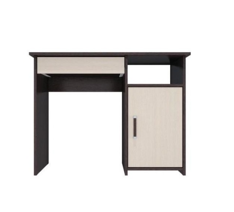 Стол Письменный ЛИК-5-СП-2 Венге/Дуб Молочный (Ш-960 × В-740 × Г-510 мм) Стол Письменный ЛИК-5-СП-2 Венге/Дуб Молочный (Ш-960 × В-740 × Г-510 мм)