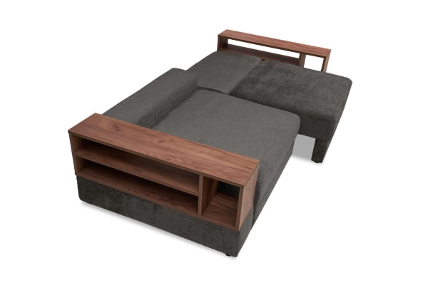 Диван пантограф Рон MODOOL с барами серый