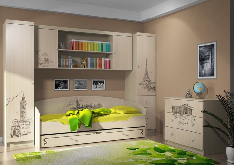 Детский Гарнитур Мийа-3-2 с Рисунком