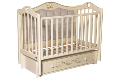 Кроватка с маятником "Rouz Elegance Premium" Кроватка с маятником "Rouz Elegance Premium"