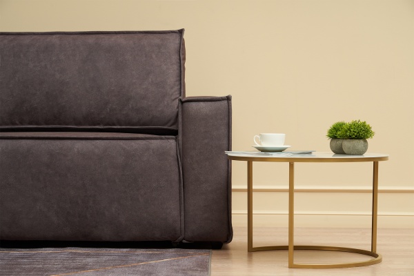 Диван еврокнижка Церра SE серо-коричневый