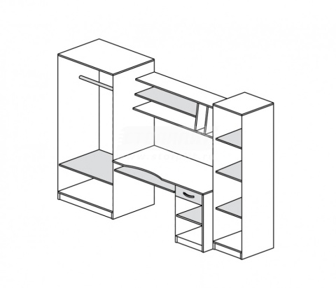 Дакота, комплект Венге/Ваниль Дакота, комплект Венге/Ваниль