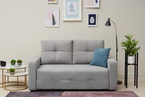 Диван выкатной Калипсо compact светло-серый