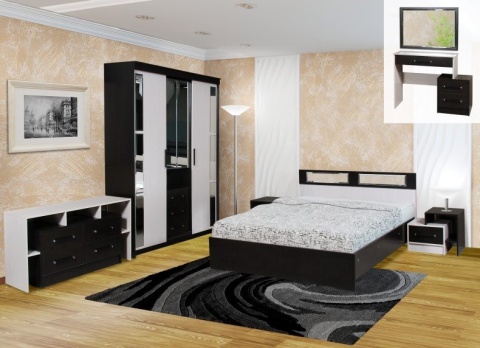 Эдем Спальный Гарнитур ЛДСП с Матрасом в Подарок/Разные Цвета Эдем Спальный Гарнитур ЛДСП с Матрасом в Подарок/Разные Цвета