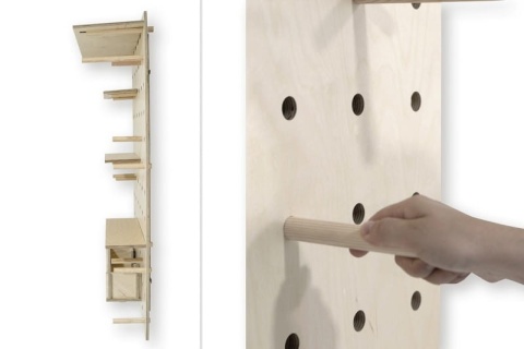 Панель настенная "Необычная мебель 1" перфорированная (1200х600) Панель настенная "Необычная мебель 1" перфорированная (1200х600)