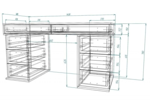 Письменный стол Мебелеф-21 Письменный стол Мебелеф-21