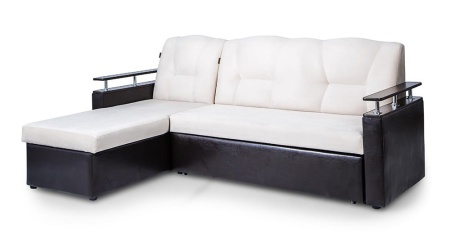 Диван Угловой Маргарита с Ножками-Кубышками Ш-2260 х Г-1550 х В-1000 мм/Спальное место Ш-1250 х Г-2000 мм