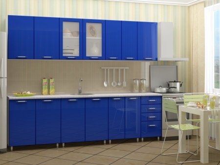 Кухонный Гарнитур Настя Глянец 2600 мм/Разные Цвета