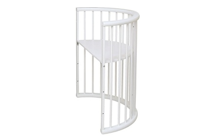 Детская Кровать-Трансформер Массив+МДФ Белая Малыш/Разные Цвета Ш-1270 х В-875 мм