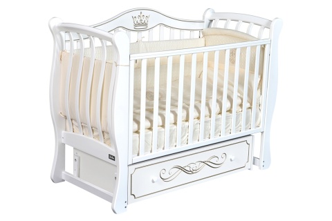 Кроватка с маятником "Charlize Elegance" Кроватка с маятником "Charlize Elegance"