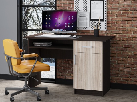 Письменный Стол Боско 01 с Дверью (1,1х0,75х0,6)/Разные Цветы Письменный Стол Боско 01 с Дверью (1,1х0,75х0,6)/Разные Цветы