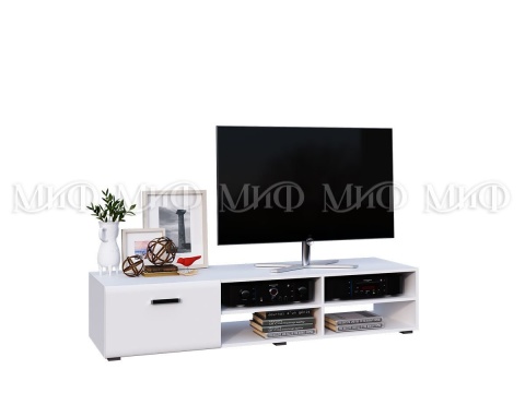 Тумба TV  Рим МДФ Белый Глянец (Ш-1630 мм x В-350 мм x Г-520 мм) Тумба TV  Рим МДФ Белый Глянец (Ш-1630 мм x В-350 мм x Г-520 мм)