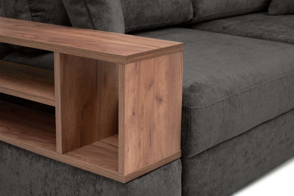 Диван пантограф Рон MODOOL MAX с барами серый