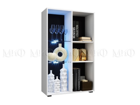Шкаф-Стекло Ницца NEW МДФ Белый Глянец (800x1280x346) Шкаф-Стекло Ницца NEW МДФ Белый Глянец (800x1280x346)